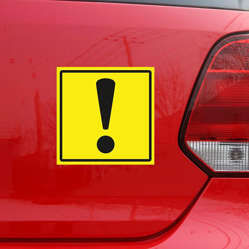 A0510# 15*15cm Vinyl Decal New Driver Sign Car Sticker Waterproof Accessories