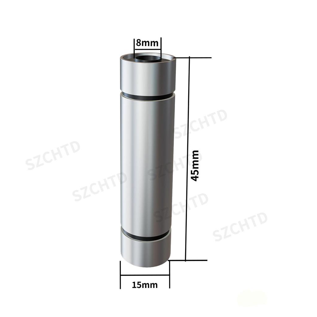 LM8UU Series 8mm ID Linear Bearing, LMK8UU Flange, Wear-Resistant, Smooth.