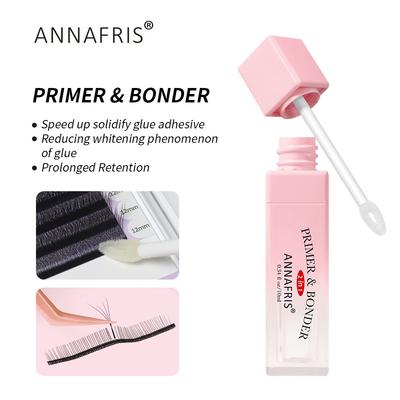 ANNAFRIS 10ml Lash Primer Bonder 2w1 do przedłużania rzęs Indywidualne rzęsy Profesjonalny klej podkładowy