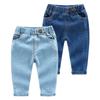 Boys Washed Denim Jeans Spring Casual Long Pants Comfortable Fashion Trousers for Toddler and Kids