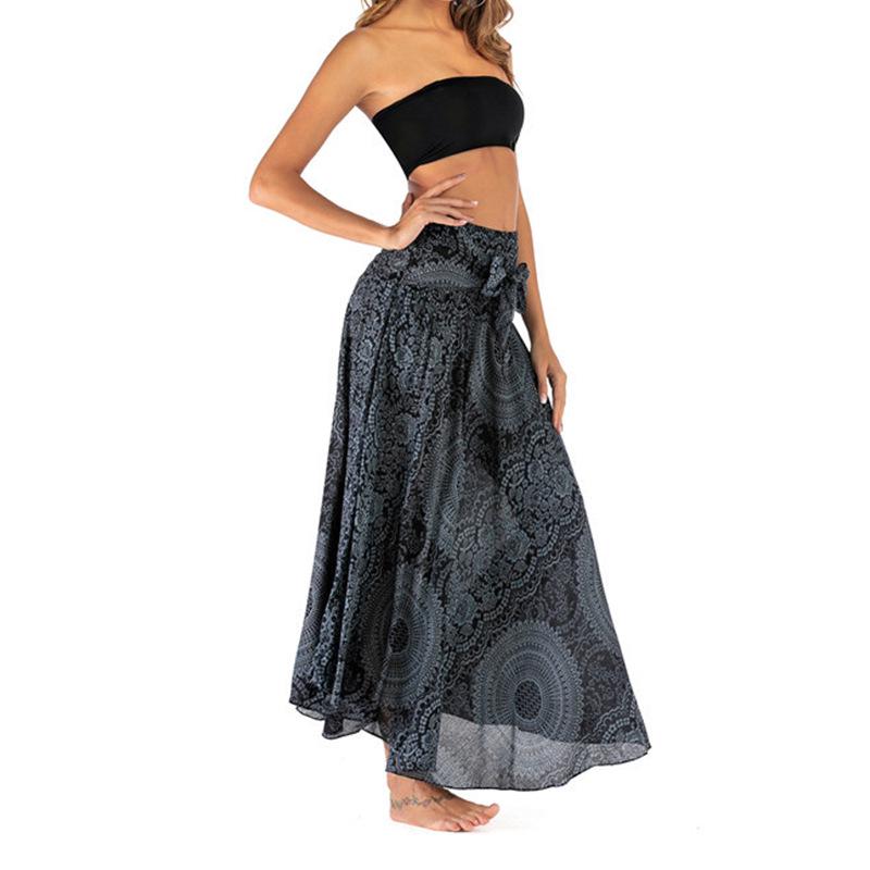 Bohemian Cross-Border Beach Dress: Thai-European-American Style, Two-Wear with Large Hem