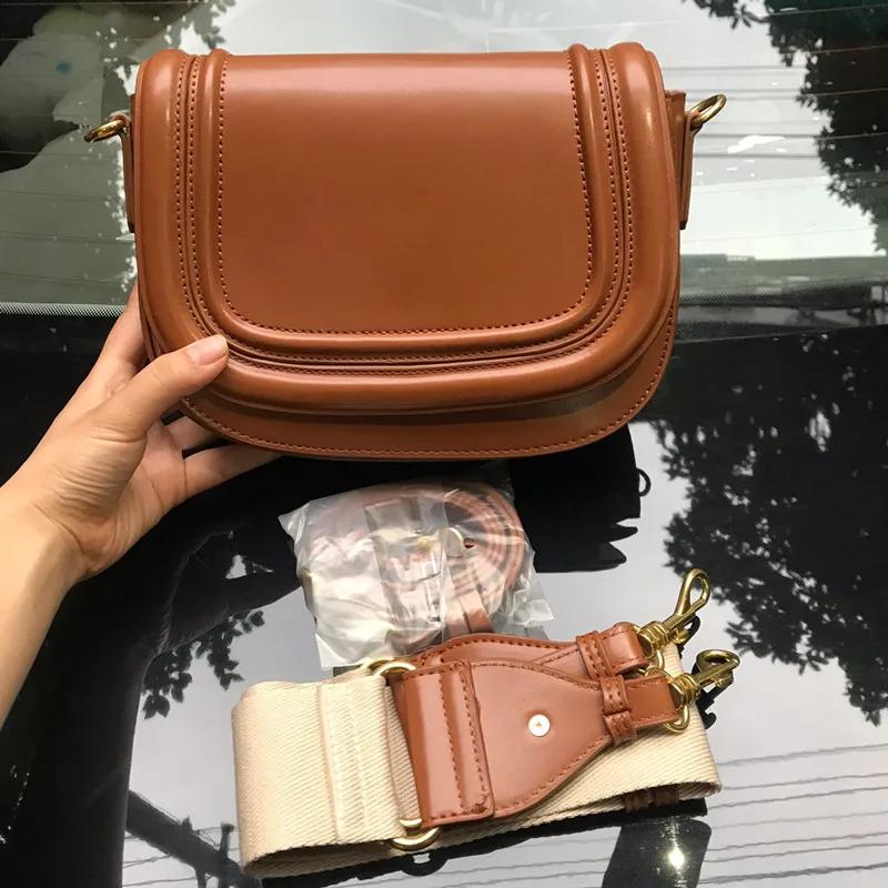 Luxury Bags For Women Toptrends Saddle Crossbody Trend Designer Underarm Shoulder Bag PU Leather Ladies Handbags And Purses