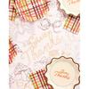 xo, Fetti Thanksgiving Paper Coloring Tablecloth - 9' x 4.5' | Fall Holiday Party Decorations, Friendsgiving Tablescape, Give Thanks Arts & Crafts,