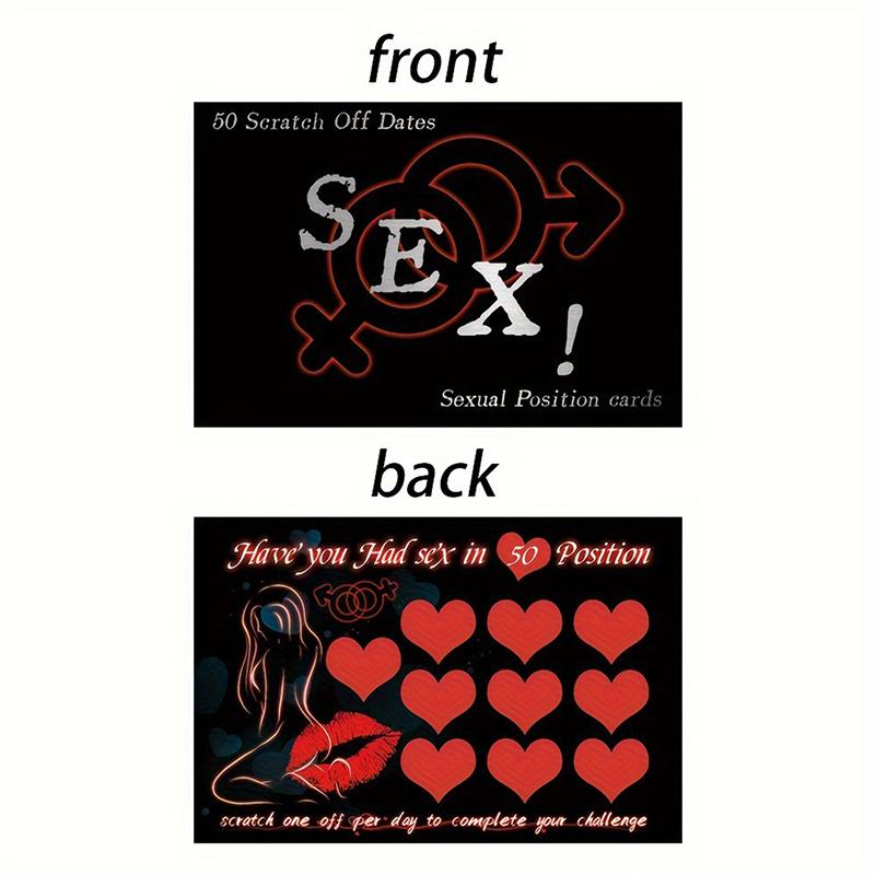 5Pcs Naughty Scratch Card To Do Between Couples Couples Games Bedroom Scratch Off Poster Dates Scratch Off List