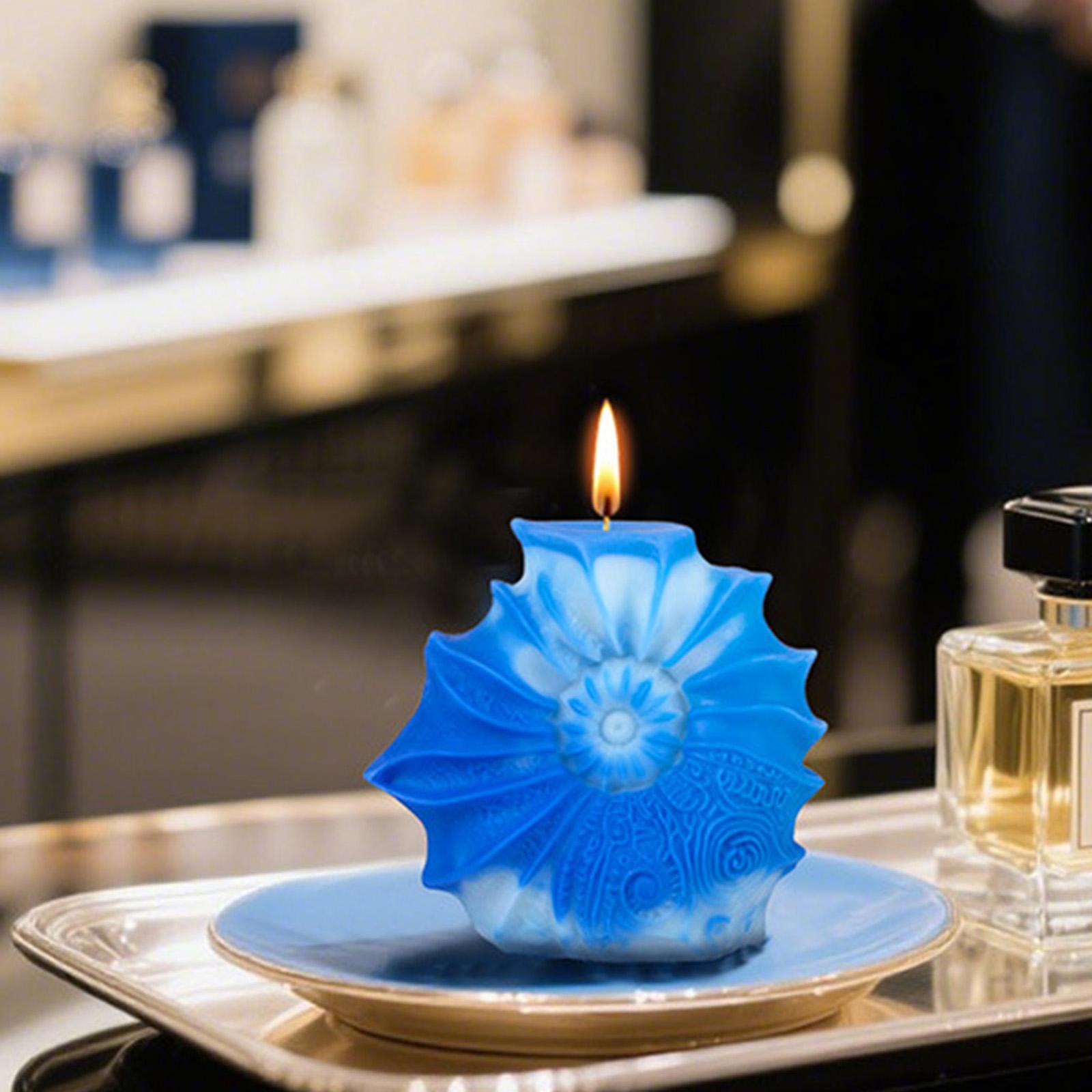 Candle Molds 3D Conch Castings Molds Ocean Styles Silicone Moulds Ornament Epoxy Resin Molds Plasters Molds