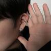 1PCS Fashionable And Exquisite Zircon Trident Earring Clip Neutral And Cool Without Ear Holes Daily Party Jewelry Gift