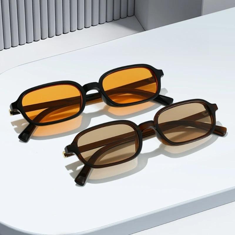 Fashionable and Personalized Small Frame UV Resistant Sunglasses Unisex Versatile Design Essential Sunscreen for Outdoor Travel