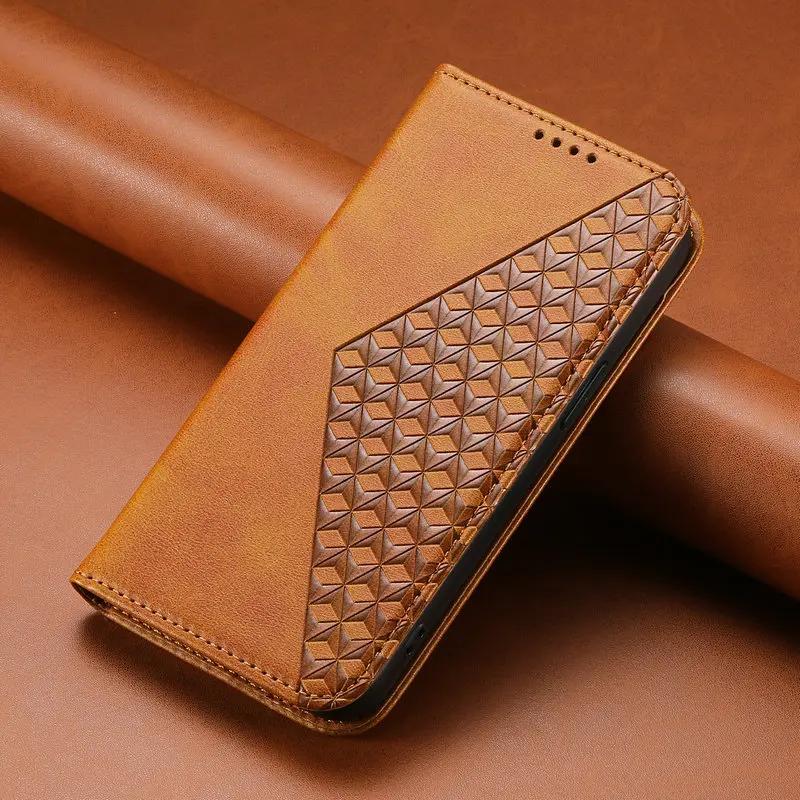 M13 M15 M35 M55 5G Magnet Leder Klapphülle Textur Brieftasche Karten Hülle für Samsung Galaxy M54 55 M 35 34 M14 M23 M62 M32 M12 Etui