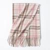 British Plaid Scarf Women's Autumn and Winter New Versatile Couple Long Warm Double-sided Thickened Retro Scarf