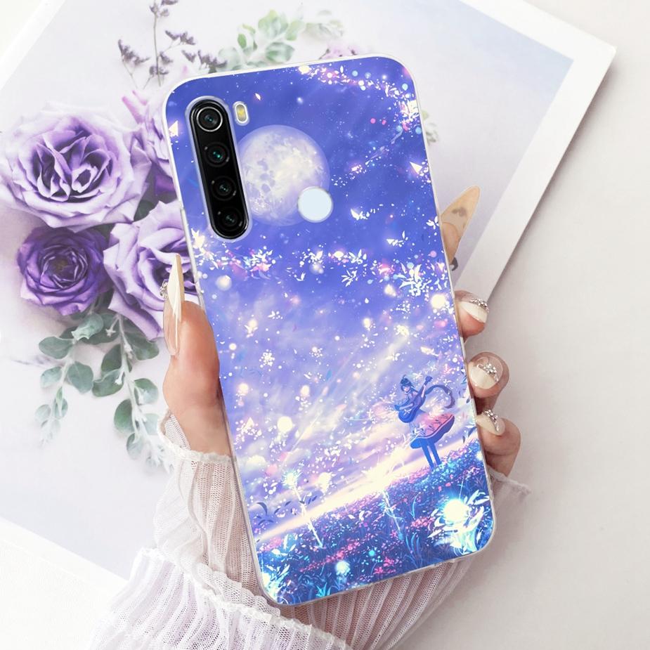 Pour Xiaomi Redmi Note 8 Note8 T Coque Nouvelle Housse Peinte de Luxe Coque de Téléphone Souple Fine Pour Xiaomi Redmi Note 8 Pro Note8 2021 Fundas