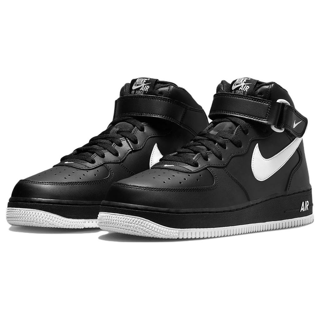 Nové Nike Air Force 1 Mid '07 Černé Bílá podrážka DV0806-001