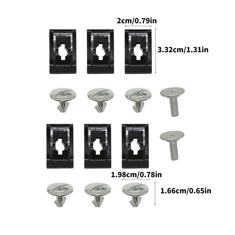 14Pcs Lower Engine Cover Pin Screws Engine Cover Fastener 90674TY2 A012017-2 Splash Shield Hardware Bolts