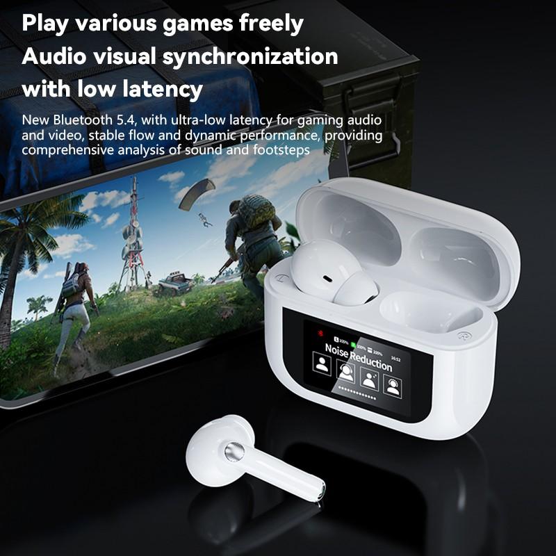 Беспроводные наушники с ЖК-дисплеем и сенсорным экраном Tws Bluetooth ...