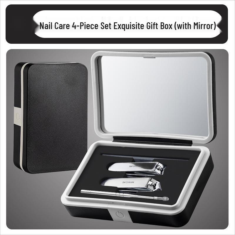 Xiaoyueya Customizable Manicure Nail Clipper Set with Mirror