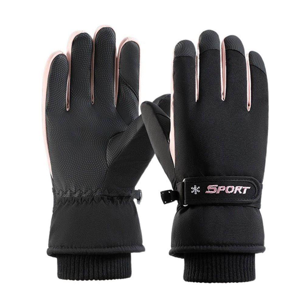 Warm Driving Gloves Anti-Slip Snowboard Mittens Touchscreen Gloves  Motorcycle