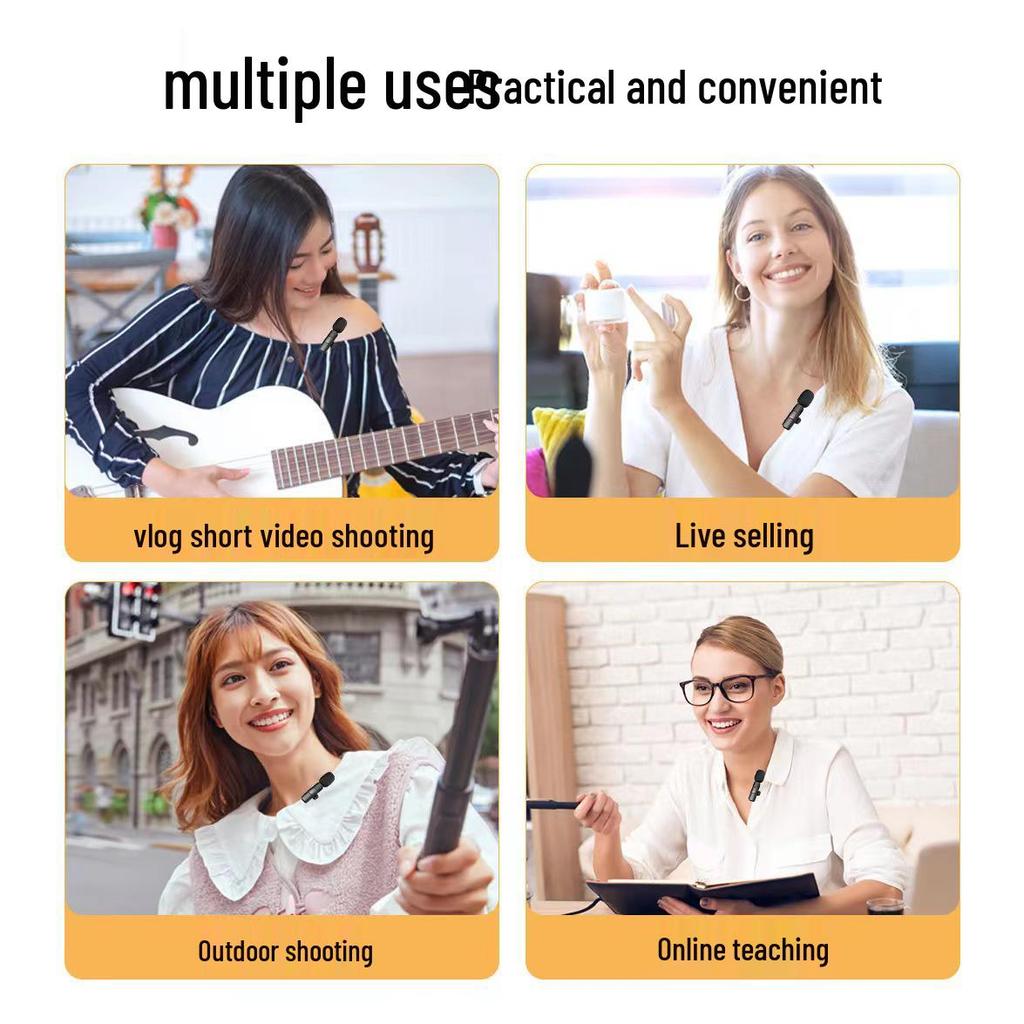 Bluetooth Lavalier Microphone: Wireless Clip-on for Mobile Video and Voice Recording