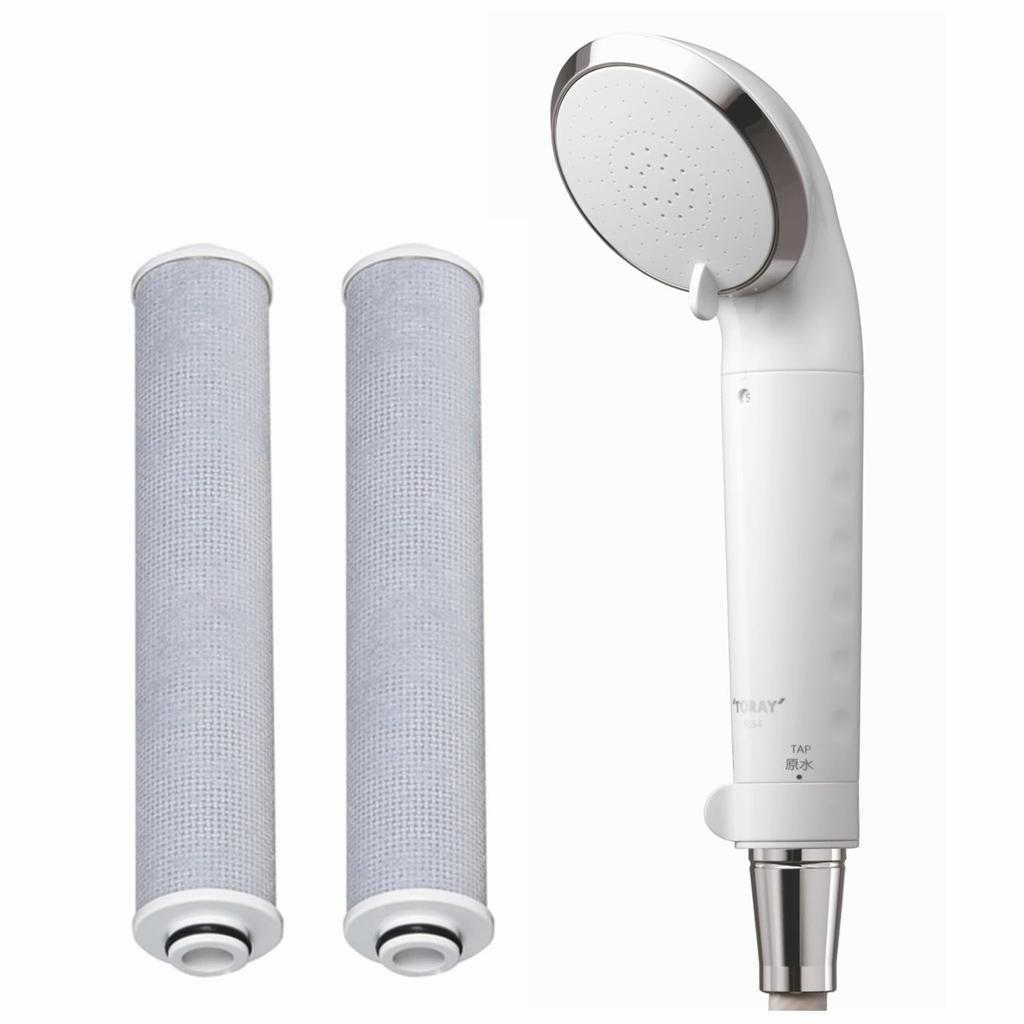 Toray Toray Trevino Water Purification Shower Cartridge Total of 2 Pieces (TORAY) "Tore Shower" RS54-AZ