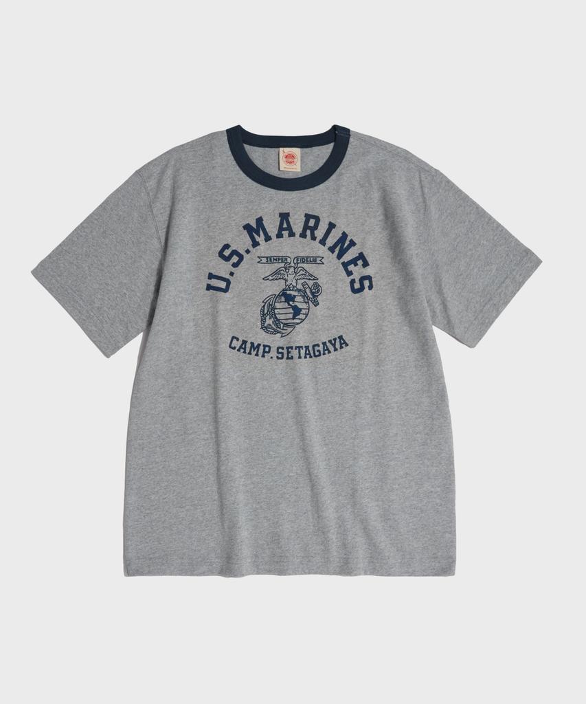 Beulonseun 1970S Us Marine Tee Gray