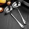 316 Stainless Steel Spoon, Deepened and Thickened Large-Head Spoon for Home Use, Long-Handled Soup Spoon for Serving Soup and Porridge, Manufacturer