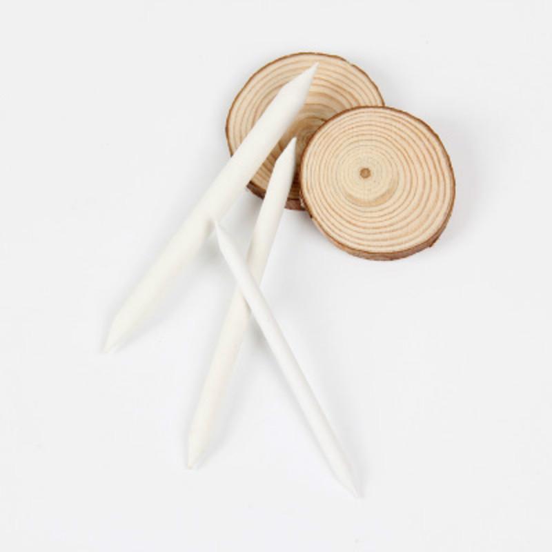 Stylos à dessin artistique en papier de riz, 3 pièces, mélange de souches, stylo à croquis Tortillon pour dessin, fournitures de peinture