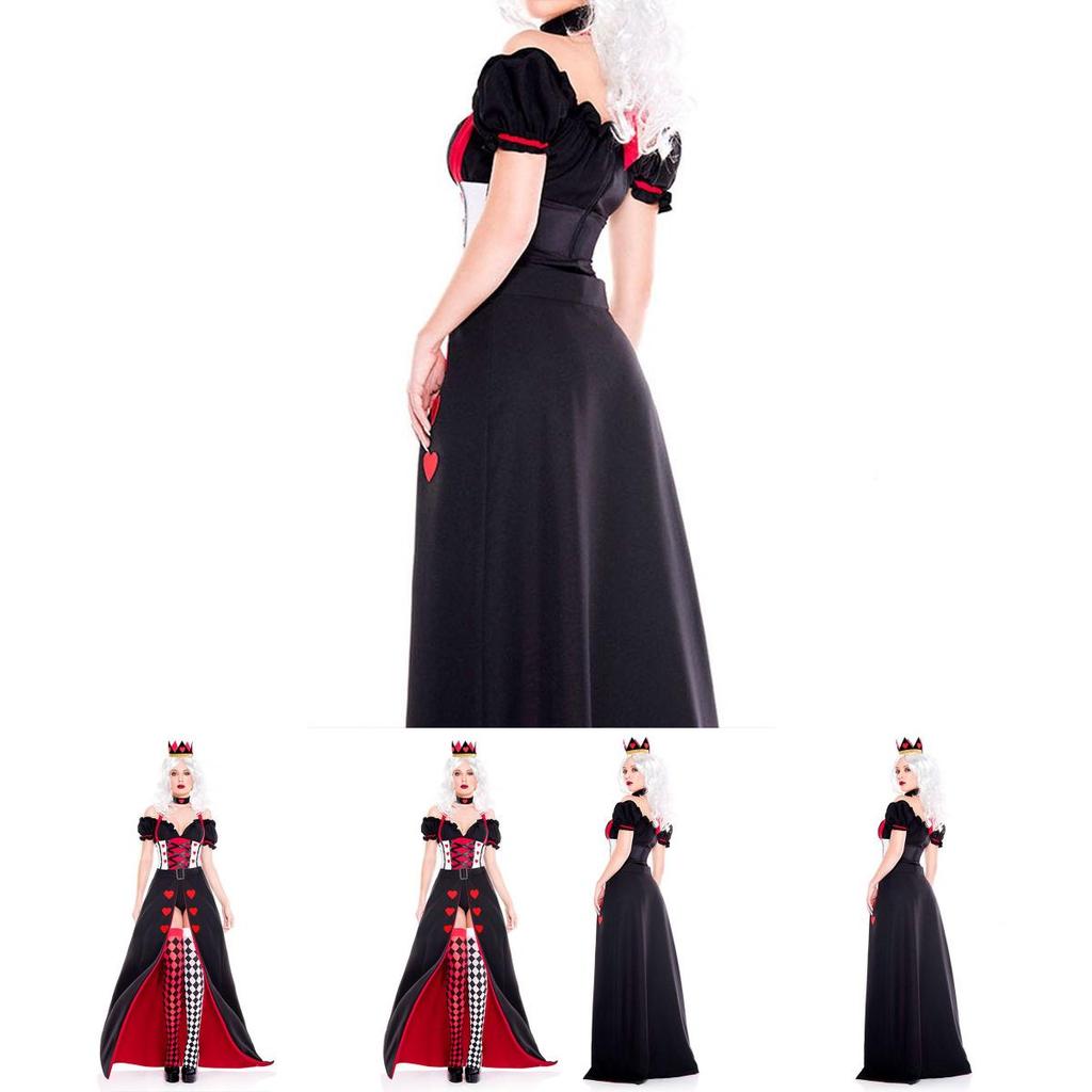 Stylish Alice In Wonderland The Red Queen Cosplay Costume Outfit