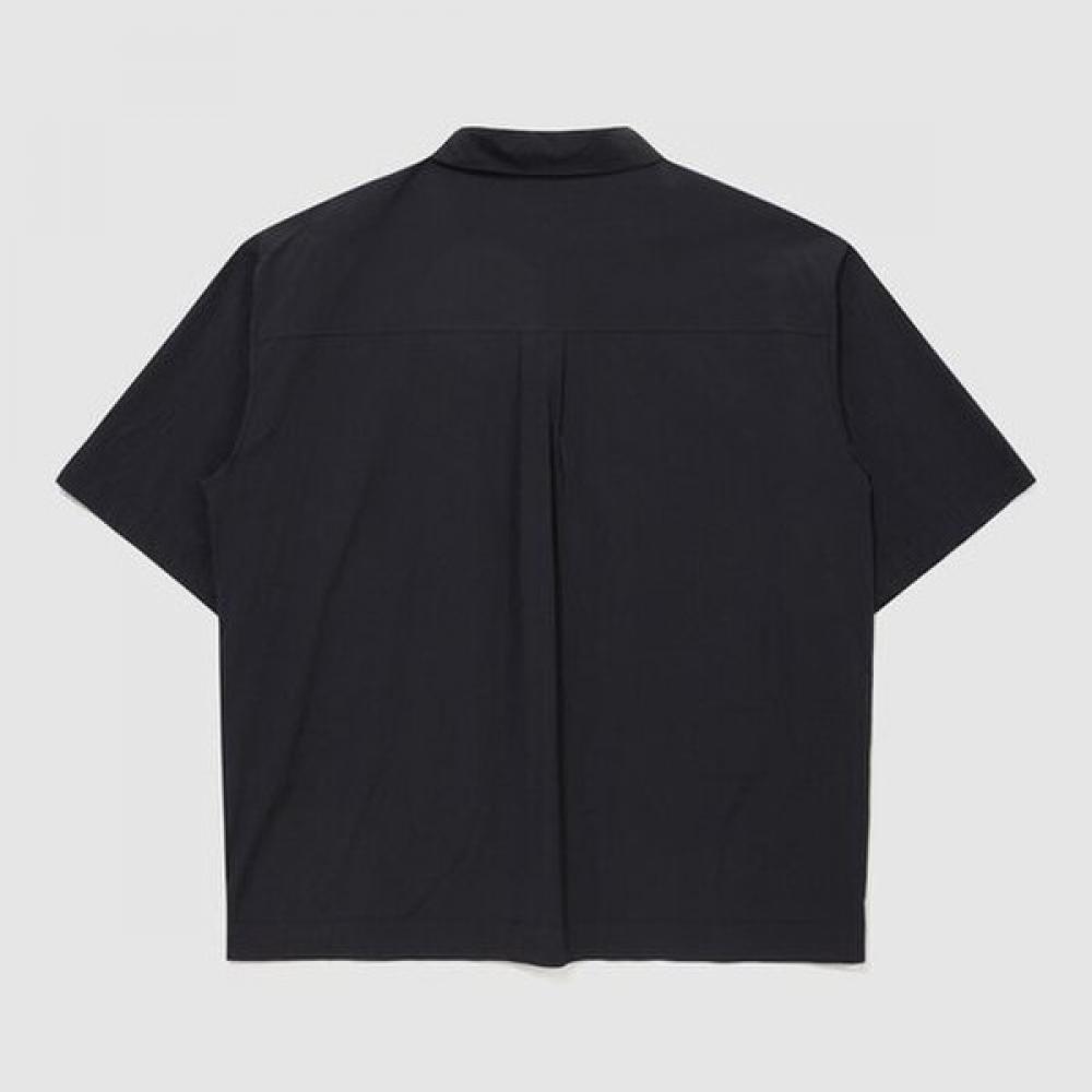 Umbro Men Cool Breeze Collar Short Sleeve Zip Jacket Black Ur324cjk78
