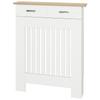 Radiator Cover with Storage Drawer, 78 x 19 x 97 cm, White
