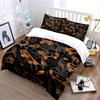 Skateboard Graffiti Print Bedding Duvet Cover Set  (1*Duvet Cover 2*Pillowcases, without duvet insert)
