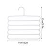 Organizador de 5 capas para guardar garras de pelo, gran capacidad, soporte para diadema engrosado, colgador de horquillas para colgar en la pared, espacio para mujeres
