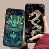Anime Dragon Design Phone Case For Motorola G85 Edge 50 G24 G35 G14 G04 40 G72 G34 G G54 G13 G32 5G Black