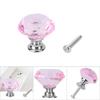 1PCS 30mm   Shape   Glass Pull Handle Cabinet Drawer Door Knob (Transparet)