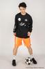 LUZeSOMBRA Double STD L/S Maillot d'entraînement F1811025 Taille L Noir/Blanc