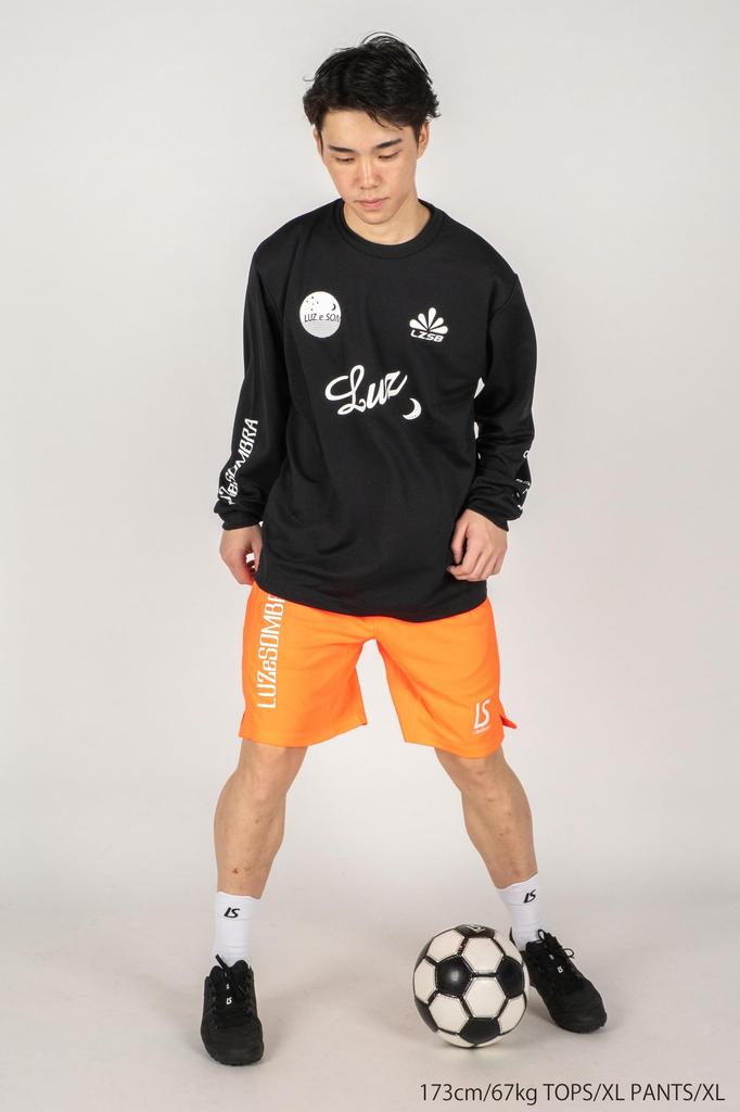 LUZeSOMBRA Double STD L/S Maillot d'entraînement F1811025 Taille L Noir/Blanc