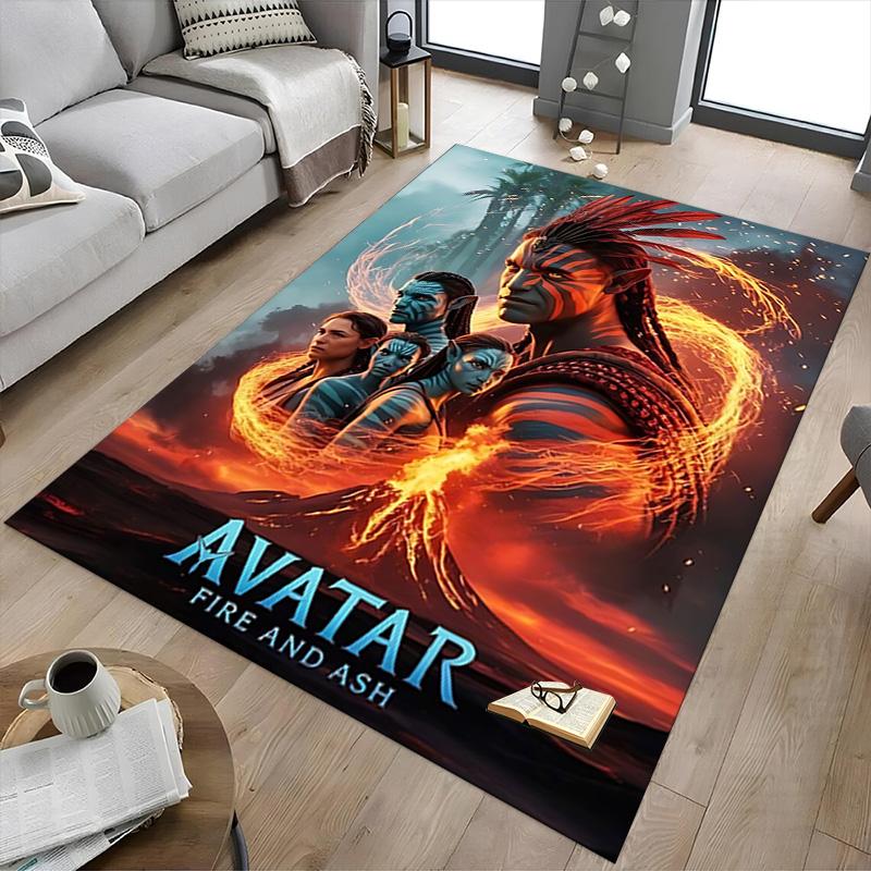 Avatar Fire Ash Carpet For Playroom Bedroom Living Room Sofa Home Decorkids Game Area Rug Nonslip Floor Mat