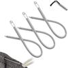Bendable Spring Drawstring Threader Clip Pants Hoodies Elastic Band Lace Cord Flexible Drawstring Thread DIY Sewing Accessories