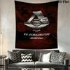 Lokomotiv Moscow Power Wall Hanging Printed Fabric Blanket Decorative Tapestries for Bedroom Living Room Home Decor