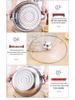 Stainless Steel Double-Ear Two-Layer Steamer Pot for Induction and Soup