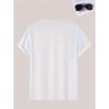 European Sizes Summer Men's Fashion Patterned Short-Sleeve T-Shirt with Letter Print
