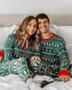 Festive 2024 European & American Parent-Child Christmas Pajama Set