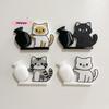 M-Cat Pushing Vase Refrigerator Magnets Home Decor Fridge Magnet Cat Whisker Collection Memorial Box Home Office Decor For Gift
