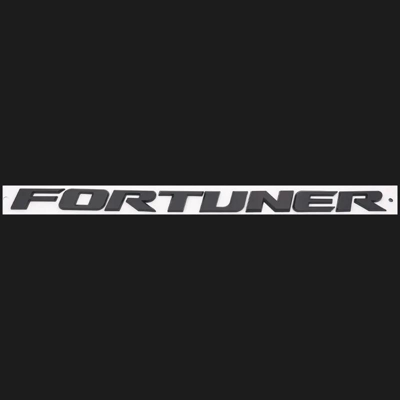 

3D ABS FORTUNER Letters Emblem Stickers for Toyota Fortuner Car Front Hood Bonnet Grill Trunk Badge Modification Accessories 33.5x2.5cm