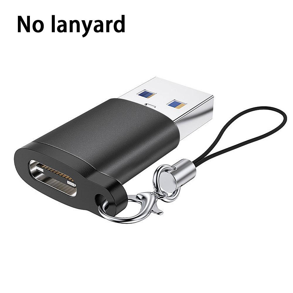 

Металлические адаптеры-преобразователи данных 5 Гбит/с для расширенной зарядки телефона и передачи данных чёрный