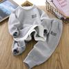 Boys' Spring Suits, Children's Sportswear, Fashionable and Handsome Fake Two-piece Sweaters, Two-piece Pants