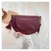Saddle Bag A Niche Hand-held Fashionable Shoulder Bag with A Slanted Design