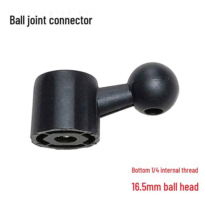 

17mm Ball Head Camera Phone Stand with Swivel Head & 1/4 Phone Clip for Live Streaming, Horizontal, Vertical, & Top-Down Shooting