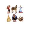 Belle en het Beest Beeldjes Set van 6, 10-12 cm Hars Verzamelaar Beeldjes, Prachtig Cadeau