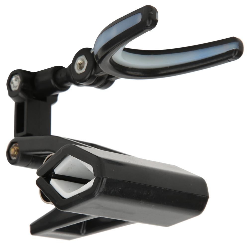 Plastic Portable Luminous Head 360 degrees Rotating Fishing Rod Bracket Holder Back Hanging Stand