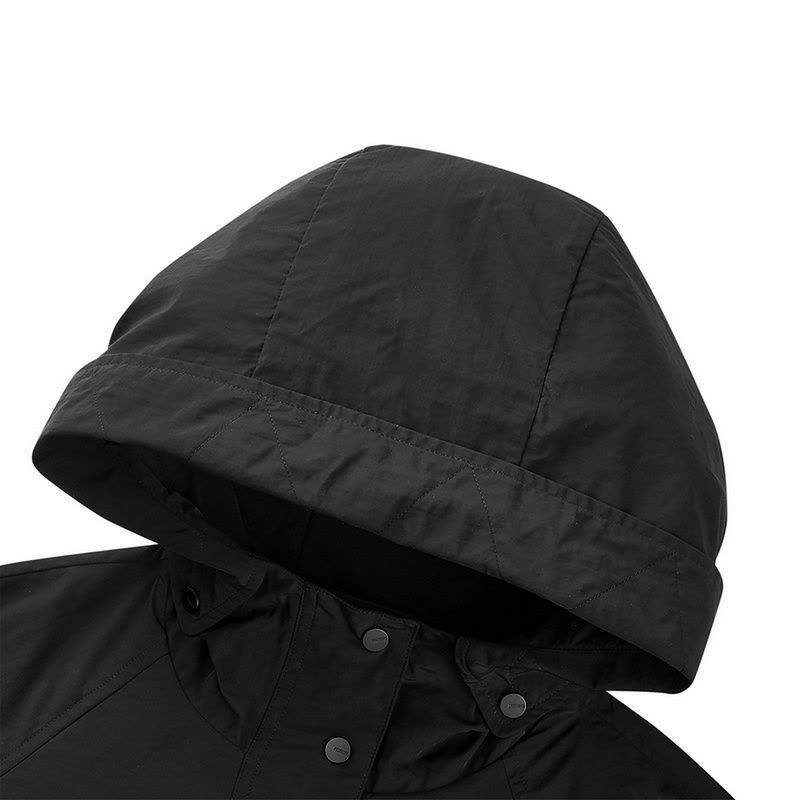 Skechers Sport Fashion Woven Solid Color Brand Logo Jacket Women Jackets Carbon-Black L324W015-0018