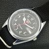 VINTAGE SEIKO 5 AUTOMATIC 6309A JAPAN MENS REFURBISHED BLACK WATCH a442429-1