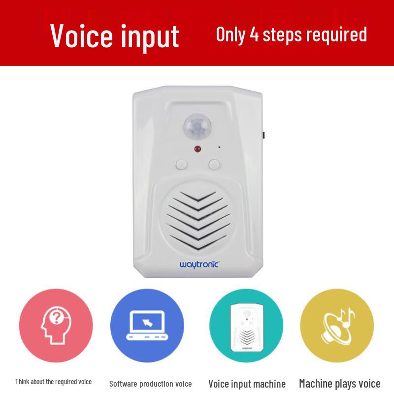 ONIKA Motion Sensor Doorbell with Customizable Voice Prompts (CN version)